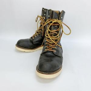 訳あり RED WING PT91 ロガーブーツ ワークブーツ シューズ レースアップ 羽タグ アメ...