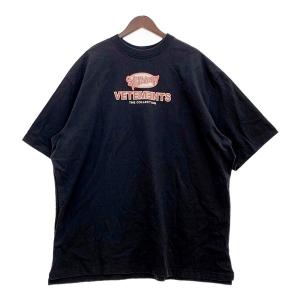 ヴェトモン Open Sides Tee オープンサイド Tシャツ 半袖 カットソー オーバーサイズ サイドスリット入り メンズ Mサイズ VETEMENTS トップス DM11309■｜sunstep