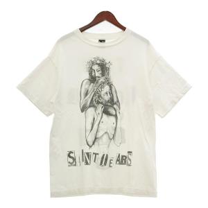 SAINT MICHAEL DENIM TEARS 21AW DBL JESUS TEE ダブルジーザス Tシャツ 半袖カットソー メンズ Lサイズ セントマイケル デニムティアーズ トップス DM11620■｜sunstep