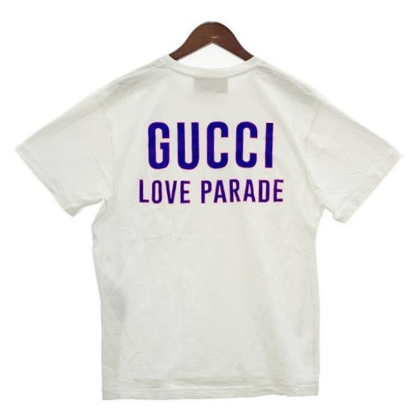 GUCCI 22SS LOVE PARADE バックロゴ　プリント Tシャツ 半袖 カットソー 54...