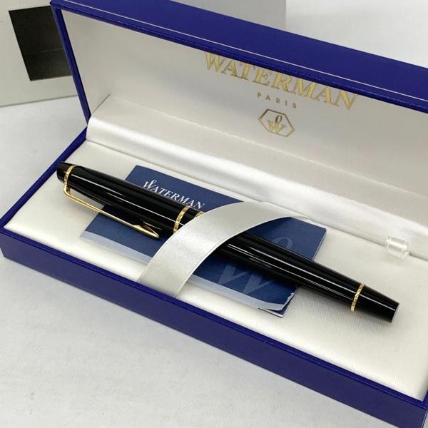WATERMAN ウォーターマン 2000年代製 エキスパート 万年筆 ペン 筆記用具 文房具 ブラ...