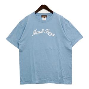 MASU エムエーエスユー ボーイズ Tシャツ BOYS T-SHIRT 25SS B25K6CS002 メンズ サイズ48 ブルー トップス DM18918■