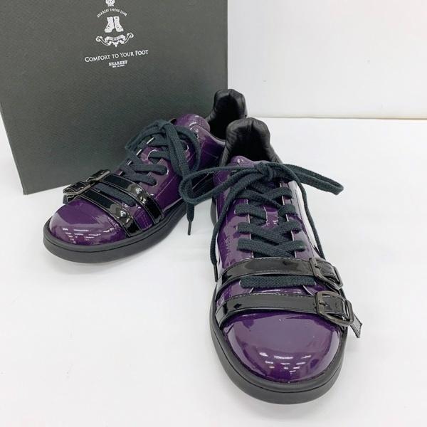 SHAREEF シャリーフ エナメル スニーカー 18719082 ローカット シューズ 牛革 メン...