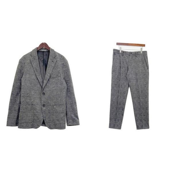 G-STAGE ジーステージ シングル スーツ セットアップ メンズ 上50 下48 グレー系 上下...