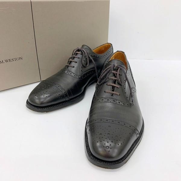 J.M. WESTON ジェイエムウエストン メダリオン キャップトゥ シューズ 革靴 11-101...