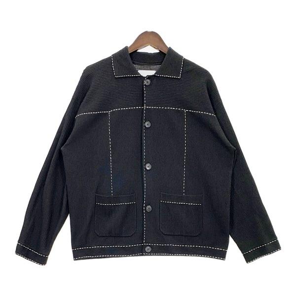 STUDIOUS ステュディオス ハンドステッチ ニット ポロ カーディガン 美品 11533100...