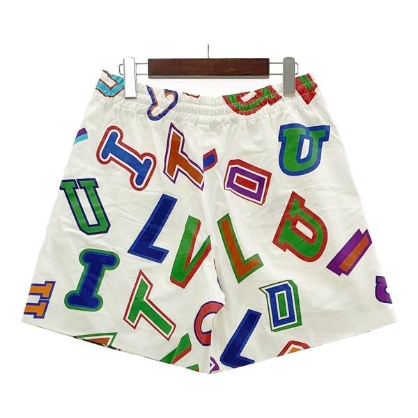 LOUIS VUITTON NBA ルイヴィトン ショートパンツ グラフィックロゴ 21AW ハーフ...