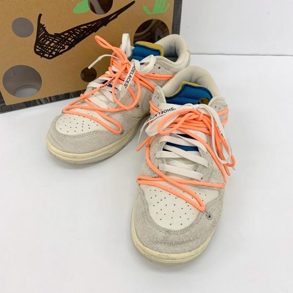 NIKE OFF WHITE ナイキ オフホワイト DUMK LOW スニーカー DJ0950-11...