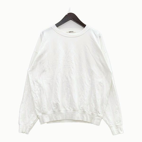 AURALEE オーラリー カットソー トレーナー スーパーハイゲージスウェットビッグプルオーバー ...