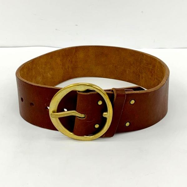 VISVIM ビズビム ヴィズヴィム レザー 日本製 牛革 メンズ  ブラウン ベルト DF1789...