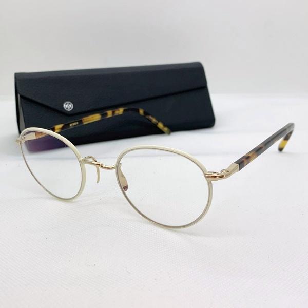 ayame アヤメ SIPPOU シッポウ メガネ アイウェア 美品 べっ甲風 ゴールドフレーム 男...