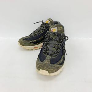 NIKE Carhartt ナイキ カーハート Air Max 95 スニーカー シューズ ローカット AV3866-001 メンズ 28cm カーキ ブラック 靴 DF19774■