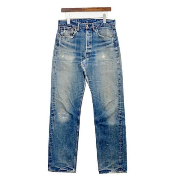 LEVI'S リーバイス 501 デニムパンツ 60s 70s 66 Big E ボタン裏6 脚長R...