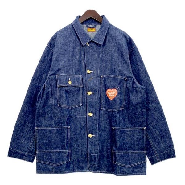 HUMAN MADE ヒューマンメイド デニム カバーオール ジャケット Denim Coveral...