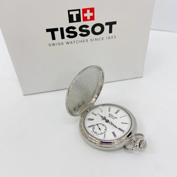 TISSOT ティソ 蓋付き懐中時計 サボネット チェーン付き T83640113 ユニセックス 男...