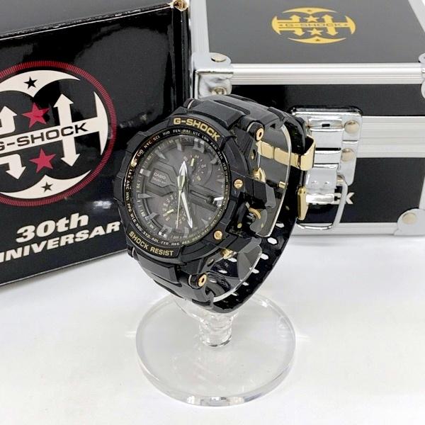 CASIO カシオ G-SHOCK 腕時計 誕生30周年記念モデル アナデジ メンズ  ブラック 時...
