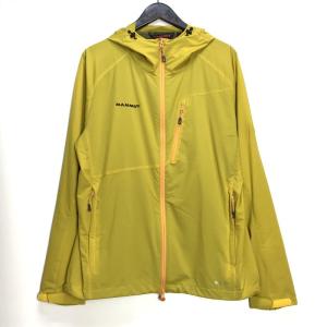 キャッシュレス 還元対象 Mammut マムート 美品 購買 Glider Jacket ナイロン イエロー M アウトドア メンズ アウター ジャンパー ジャケット A16