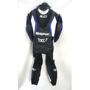 ベリック レージングスーツ Race Dep 2 0 革つなぎ レザースーツ ワンピース サイズ48 A3674 Barik ブラック ブルー バイク メンズ 超安い