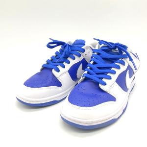 NIKE DUNKLOW Racer Blue and White スニーカー ダンクロー バスケットシューズ 80 ストリート メンズ 26.5cm ブルー ナイキ 靴 B0187◆