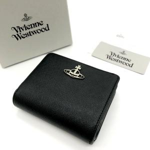 Vivienne Westwood 二つ折り がま口 財布 SMOOTH LEATHER スムースレザー メンズ  ブラック系 ヴィヴィアンウエストウッド 服飾小物 B1170◆｜sunstep