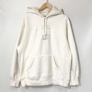 Supreme 20FW Cross Box Logo Hooded Sweatshirt クロス ボックスロゴ フーデッド スウェットシャツ パーカー 裏起毛 メンズ M  シュプリーム トップス A4082◆｜sunstep