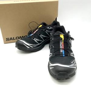 SALOMON SNEAKERS XT-6 GTX 474506 スニーカー ローカット シューズ ウォーキング シンプル メンズ 25.5cm ブラック サロモン 靴 B10028◆｜sunstep