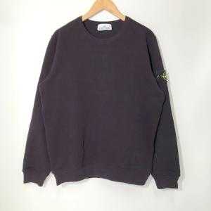 STONE ISLAND トレーナー 791562420 スウェット 古着 無地 クルーネック コンパスロゴパッチ Mサイズ ボルドー ストーンアイランド トップス A4346◆｜sunstep