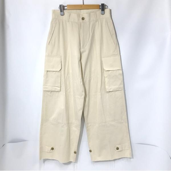 soerte ワイドストレート ミリタリー カーゴパンツ SOGRG0122004 無地 カットオフ...