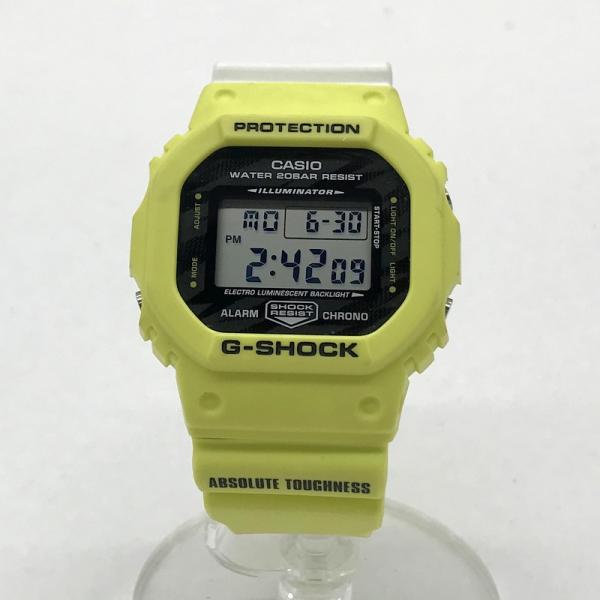 CASIO カシオ 腕時計 G-SHOCK DW-5600TGA メンズ  イエロー ホワイト 服飾...