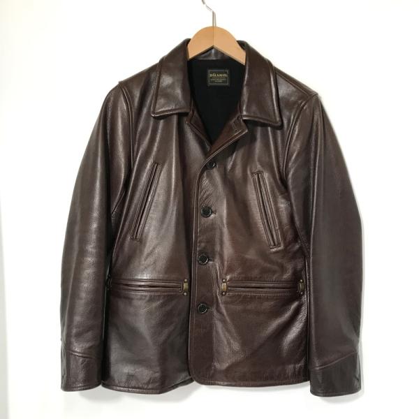 by GLAD HAND レザージャケット 牛革 カウレザー 革ジャン BYGH-14-AW-04 ...