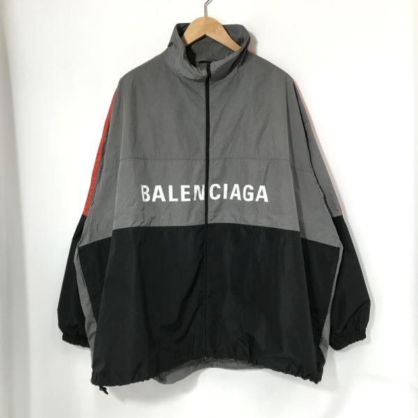 BALENCIAGA バレンシアガ トラックジャケット ナイロンジャケット ロゴ サイズ50 XLサ...