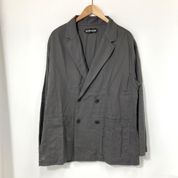 AUBERGE オーベルジュ ジャケット GIORGIO メンズ サイズ42 Lサイズ チャコールグ...