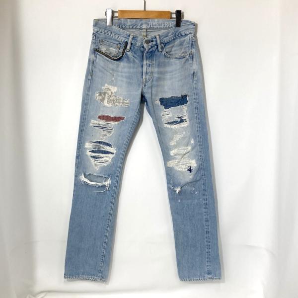 HYSTERIC GLAMOUR ヒステリックグラマー デニムパンツ Gパン ジーンズ ダメージデニ...