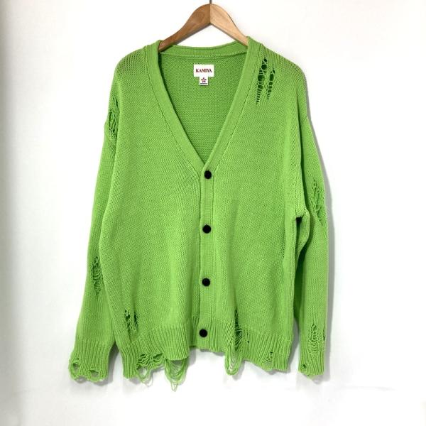 KAMIYA カミヤ カーディガン ニット デストロイダメージカーディガン G11CD032 メンズ...