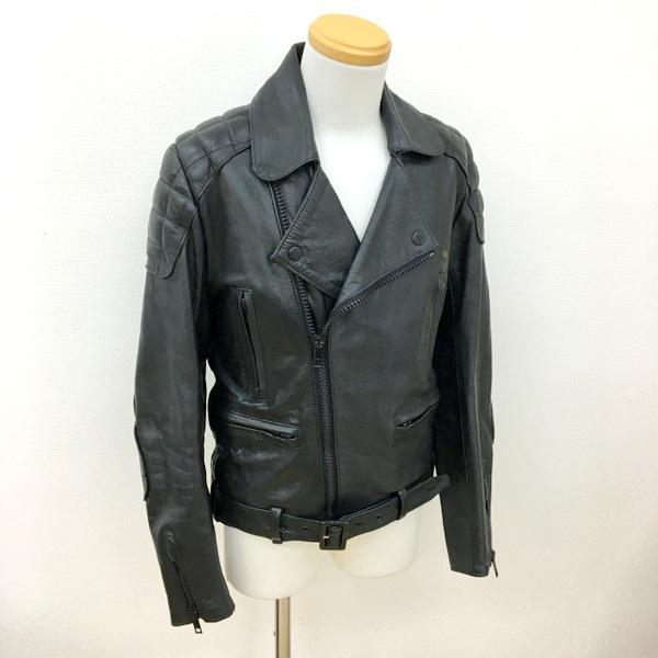 GOLD TOP ダブルライダース 革ジャン レザージャケット ロンジャン レザーブルゾン 34イン...