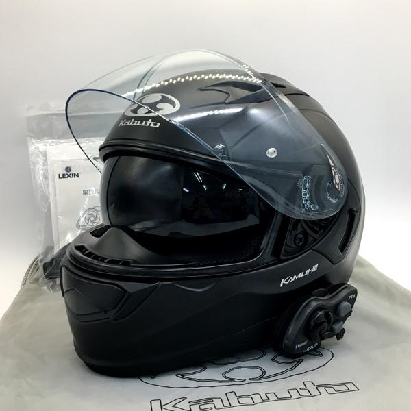 OGK KABUTO KAMUI-3 フルフェイスヘルメット LEXIN LX-FT4 インカム装着...