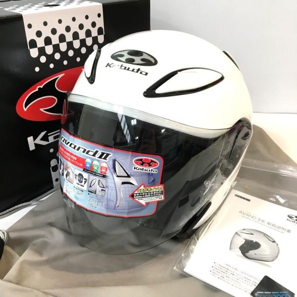 OGK KABUTO オージーケーカブト AVAND2 ジェットヘルメット 除菌消臭済 Lサイズ パ...