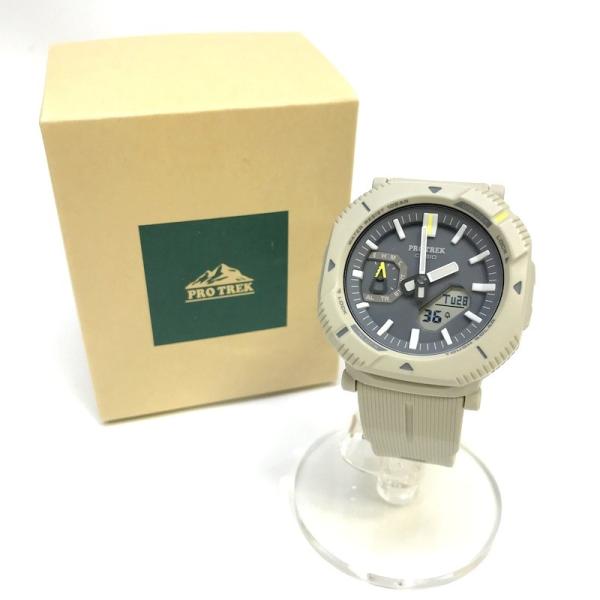 CASIO 腕時計 プロトレック PROTREK Hiker Line Bluetooth搭載 タフ...