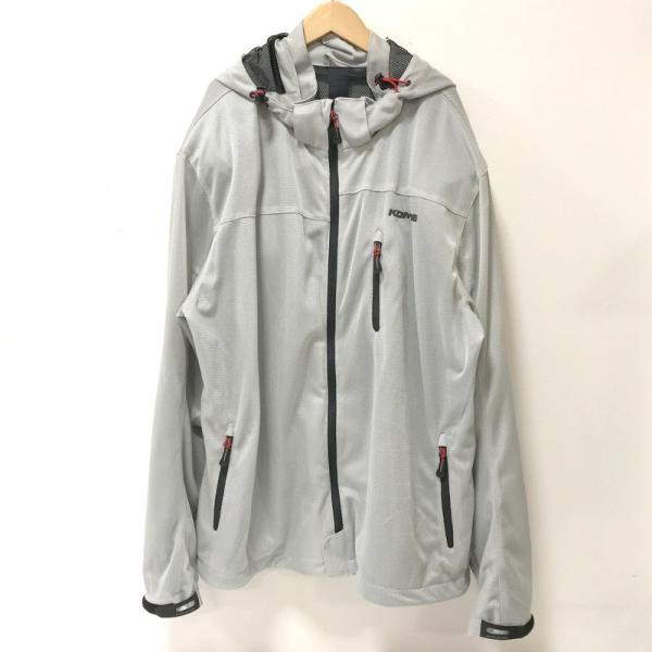 KOMINE コミネ プロテクトライディングメッシュパーカー 07-087 5XLB メンズ グレー...