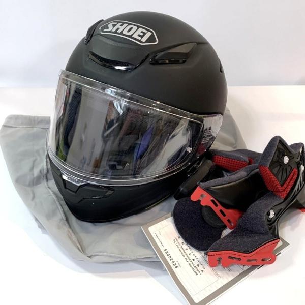 SHOEI ショウエイ Z-8 フルフェイスヘルメット Lサイズ マットブラック インカム付き チー...