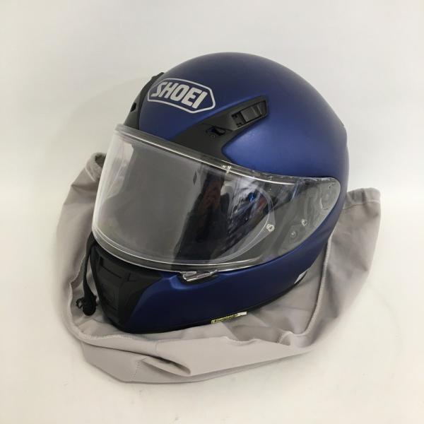 SHOEI RYD フルフェイスヘルメット 内装洗濯済 マットブルーメタリック Mサイズ オートバイ...