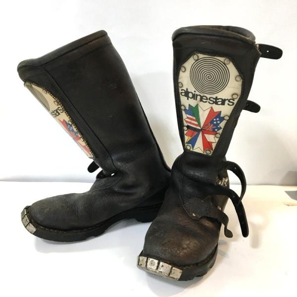 Alpinestars アルパインスターズ バックルブーツ サイズ表記無し サイズ43 ジャンク 訳...