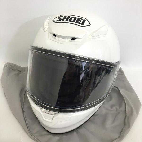 SHOEI ショウエイ Z-8 フルフェイスヘルメット 除菌消臭済 Mサイズ ルミナスホワイト バイ...