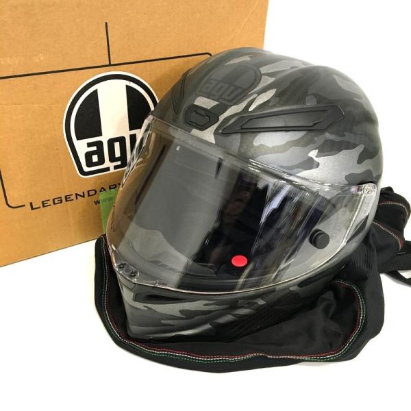 AGV Pista GP Mimetica Camo フルフェイスヘルメット 除菌消臭済 カモグレー...