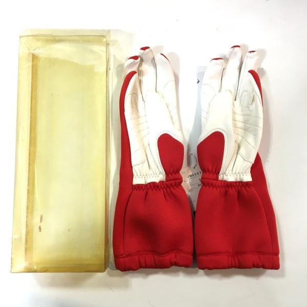 DESCENTE デサント JMS0650 レーシングカートグローブ Sサイズ レッド 手袋 バイク...