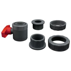 PVC 20BALL VALVE ユニオン ソ...の詳細画像1