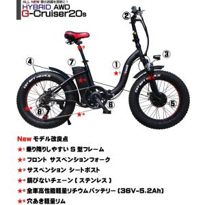 電動自転車 日本初 HYBRID 両輪駆動 AWD 電動アシスト自転車