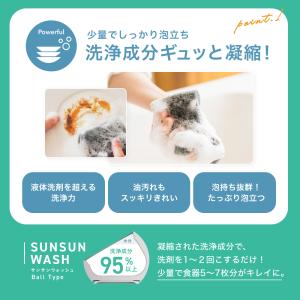 サンサンウォッシュ ボールタイプ 135g 固...の詳細画像3