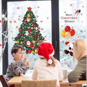 サンタクロース ステッカー クリスマスツリー ...の詳細画像3