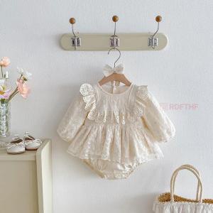 ベビー服 女の子 キッズ ロンパース ワンピー...の詳細画像1